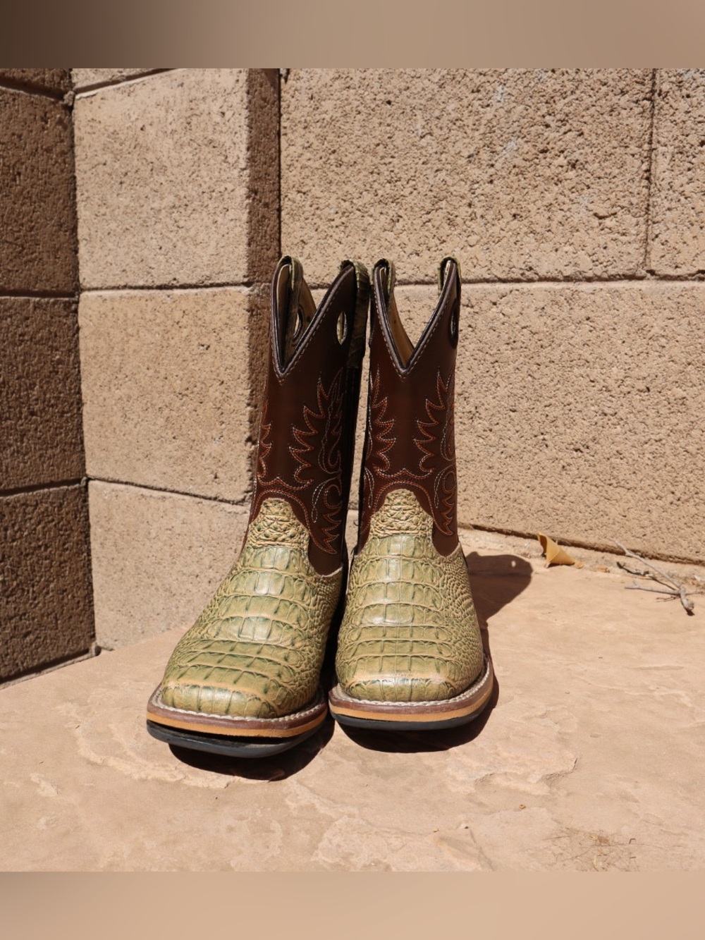 Cody James little boys gator print western boots - broad square toe - Picture 3 of 4